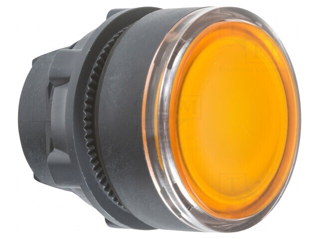Comutator 22mm cu Buton Portocaliu