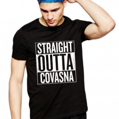 Tricou negru barbati - Straight Outta Covasna - S