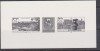 Germania DDR 1982 , Proba de Tipar . Expozitia Filatelica Schwerin, Nestampilat