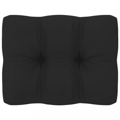Pernă canapea din paleți, negru, 50x40x10 cm foto