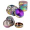 Grinder metalic 4 Parti, Cu View, Multicolor, O62mm