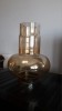 STICLA DE LAMPA , ESTE NOUA , SI FOARTE FRUMOASA ! DIAMETRUL LA BAZA 8,4 CM , DIAMETRUL SUS LA GURA 7,8 CM