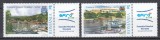 ROMANIA 2007 LP 1790 a VAPOARE SI PORTURI DUNARENE EMISIUNE COMUNA ROMANIA-SERBIA SERIE VINIETA EFIRO MNH, Nestampilat