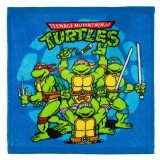 Prosopel Bumbac Ninja Turtles, Albastru, 30x30cm, Copii, Multicolor, Oem