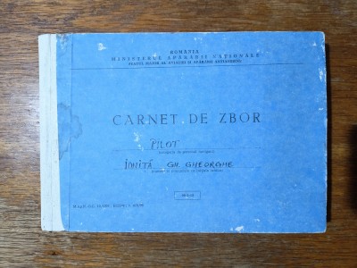 Carnet de zbor , pilot , aviatie, MApN / R8P2F foto