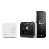 Termostat Smart PNI CT45, Wireless, Control WiFi si Aplicatie Tuya Smart, Senzor Umiditate, &plusmn; 0.1&deg;C Histerezis, Compatibil Centrale Termice