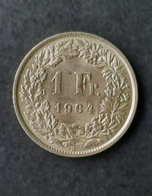 1 Franc 1964, Elvetia- UNC - A 3315 foto