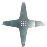 Cumpara ieftin Cutit Pentru Robot de Tuns Gazon, Lungime 250 mm, Distanta Intre Gaurile Laterale 4x20 &amp; 4x21 mm
