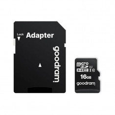 Card microSD Goodram, 16 GB, clasa 10, 100 Mb/s foto