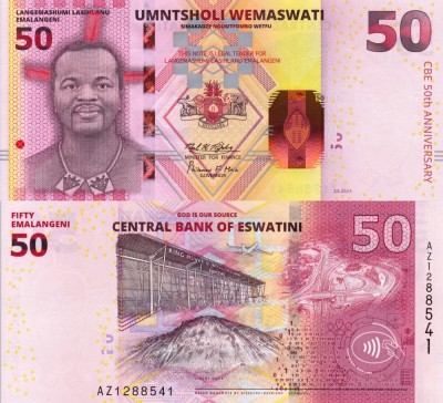 SWAZILAND 50 emalangeni 2024 UNC!!! foto