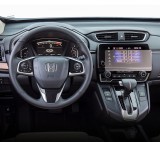 Folie Protectie Display Navigatie, Duragon, Honda CR-V 2016-2019, silicon Transparent, Anti-zgarieturi, Kit instalare