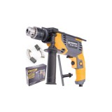 Masina pentru gaurit lemn, fier, 1600 W, bormasina electrica, Powermat
