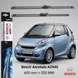 Cumpara ieftin Ștergătoare Smart Fortwo II Cabrio 451 (01.2007&ndash;10.2014) | Bosch Aerotwin A294S 600+550mm