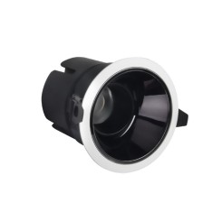 Spot LED MiBoxer FUT075, 9W, incastrat, Dual White CCT, 700LM, 2700K-6500K, lumina ajustabila, 2.4GHz, control de la distanta 30m, AC100-240V, anti-gl