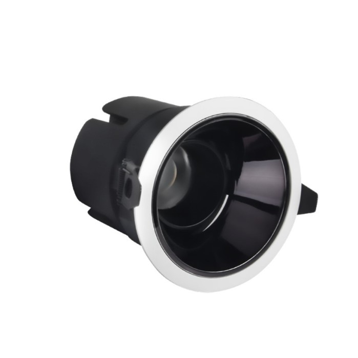 Spot LED MiBoxer FUT075, 9W, incastrat, Dual White CCT, 700LM, 2700K-6500K, lumina ajustabila, 2.4GHz, control de la distanta 30m, AC100-240V, anti-gl