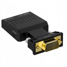 Vga La Hdmi Convertor Adaptor D-Sub La Full Hd + Sunet Audio