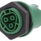 Conector circular mamă 3-Pin, 20A 250V