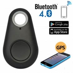 Breloc inteligent iTag localizare si anti-pierdere chei prin bluetooth, compatibil cu Android 4.4 si iOS 6.0 sau versiuni mai recente, negru foto