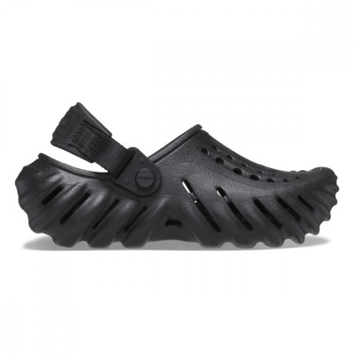 Saboti Crocs Classic Echo Clog Kids Negru - Black foto