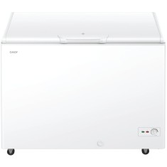 Lada frigorifica Candy CCHH 3012E, 300 litri, Sistem convertibil - functie frigider, Clasa E, H 84 cm, Alba