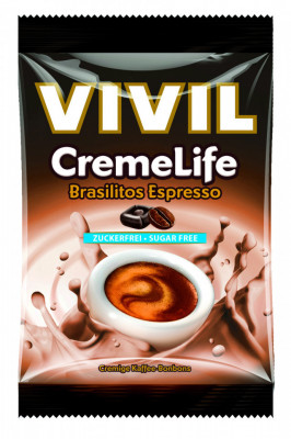 Bomboane cremoase VIVIL Cr&amp;egrave;me Life Classic Brasilitos Espresso fara zahar - 110 foto