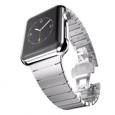 Curea metalica ceas Apple Watch seria 6 5 4 3 2 1 42mm / 44 mm - argintiu silver