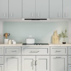 vidaXL Spate de bucătărie 2 pcs Alb 90 x 60 cm sticlă securizată 3415421