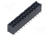 Conector şiruri pini mamă 24 PIN 2,54mm aurit SMT SAMTEC