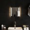 vidaXL Oglindă cu LED de baie, 30x30 cm 151737