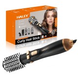 Perie Rotativa cu Uscator HALEY 6 in 1, 1200W &ndash; Coafare Rapida, Volum de Salon, fara degradarea Parului