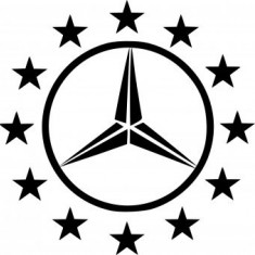 Sticker Mercedes 50 cm
