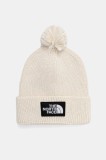 The North Face căciulă TNF Logo Box culoarea bej, NF0A8CHFQLI1