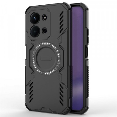 Husa pentru Xiaomi Redmi 15C 5G / 15C 4G, Techsuit, ArmorMag, Neagra foto