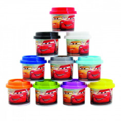 SET 10 BORCANASE CU PLASTILINA CARS foto