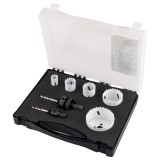 Set freze bi-metal Graphite 19-68 mm, 7 piese pentru metal si lemn