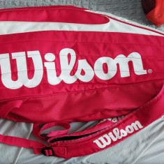 GEANTA TENIS WILSON PENTRU RACHETE DE TENIS .