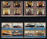 AJMAN 1973 - Nave cu panze si nave moderne / serie completa MNH [format mic], Nestampilat