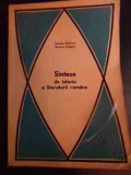 Sinteze De Istorie A Literaturii Romane - Sanda Radian, Venera Dogaru , 10011296, Didactica Si Pedagogica