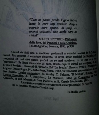 Alois Fechet - Curs de logica foto