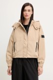 Dkny geacă culoarea bej, de tranzitie, DP5J9595