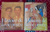 Philippe Ari&egrave;s, Georges Duby, Histoire de la vie priv&eacute;e, tome 1 De l'Empire romain &agrave; l'an mil, tome 2 De l'Europe f&eacute;odale &agrave; la Renaissance, 2 vol.