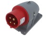 Conector alimentare AC trifazat AMPHENOL IP&amp;S 16A 460V soclu tată IP44