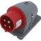 Conector alimentare AC trifazat AMPHENOL IP&amp;S 16A 460V soclu tată IP44