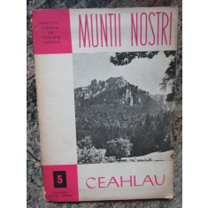 Colectia- Muntii Nostri - CEAHLAU - Ed. ONT-Carpati , Nr. 5 CONTINE HARTA