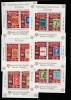 Congo (Rep. Dem.) 2005 - 50 ani Europa CEPT,6 bloc serie 12 valori dantelate,MNH,Mi.Bl.249A-255A, Organizatii internationale, Nestampilat