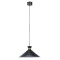 Pendul forma palnie Apennin, negru, 1xE27, design modern, finisaj mat