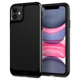 Husa Plastic - TPU Spigen Neo Hybrid Jet Black pentru Apple iPhone 11, Neagra 076CS27194