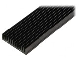 Radiator extrudat cu aripioare negru 1000mm