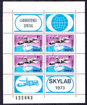 TSV# - 1974 LP 867 SKYLAB, COLITA STAMPILATA foto