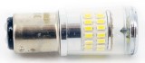 Led bec BA15d 14F+34Lx4020 alb rece CanBus